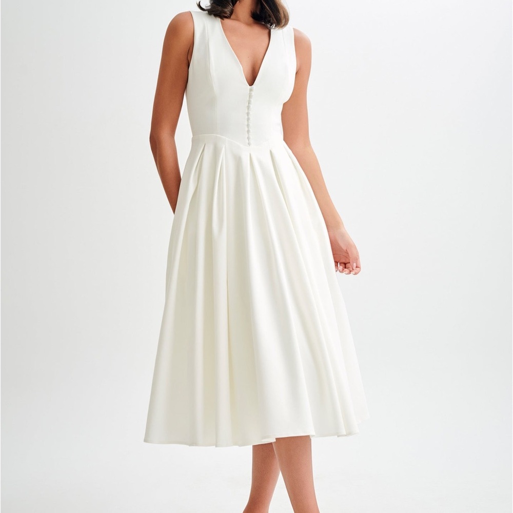Meshki Keely Cotton Sleeveless Midi Dress